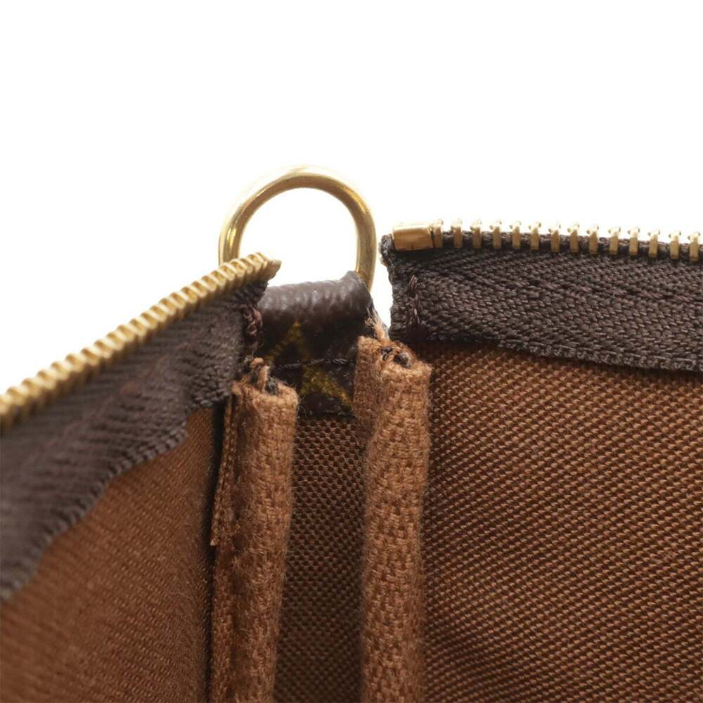 LOUIS VUITTON Authentic Brown Monogram Pochette Mini Bag - Picture 9 of 9
